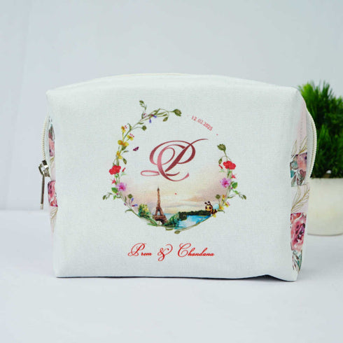 Personalised Wedding Printed Box Pouch