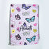 Personalised Butterfly Printed Kids Drawstring Bag