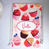Personalised Cup Cake Printed Kids Drawstring Bag