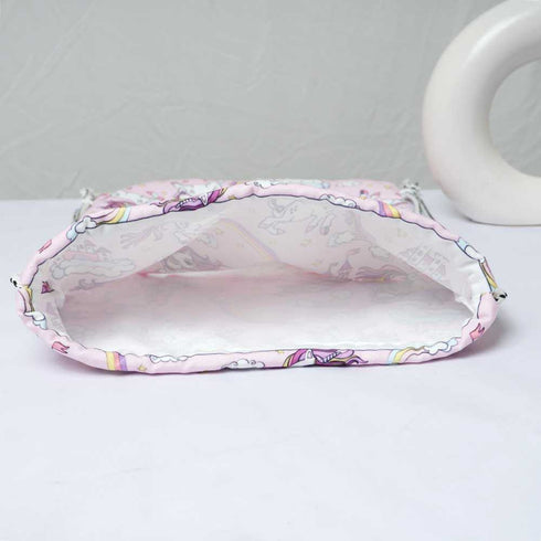 Personalised Unicorns Printed Kids Drawstring Bag