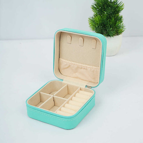 Personalized Organizer Jewellery Box for Women - Turquoise