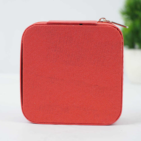 Personalized Organizer Jewellery Box for Women - Red