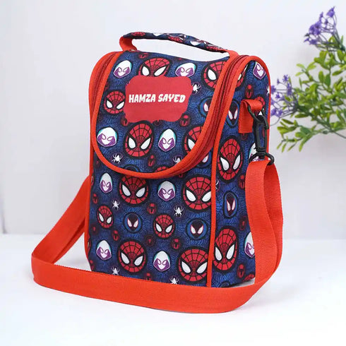 Personalised Cartoon Printed Kids Lunch Bag