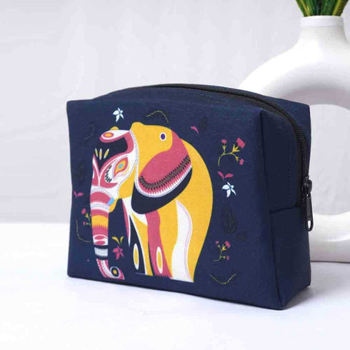 Personalised Elephant Printed Box Pouch