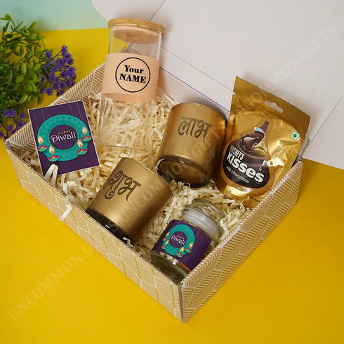 Grip Glass Tumbler Diwali Gift Hamper