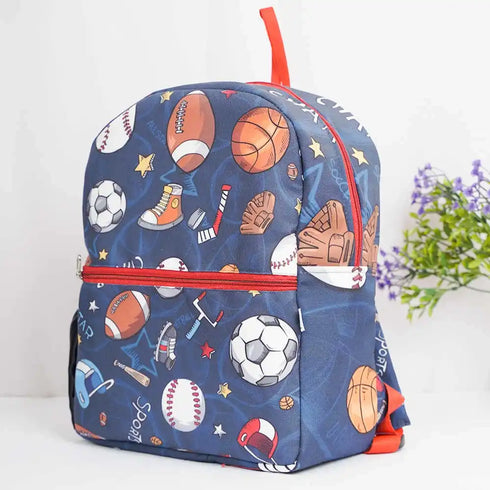 Personalised Football Printed Backpack for Kids