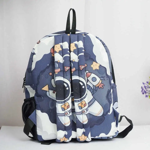 Personalized Space Printed Backpack for Kids