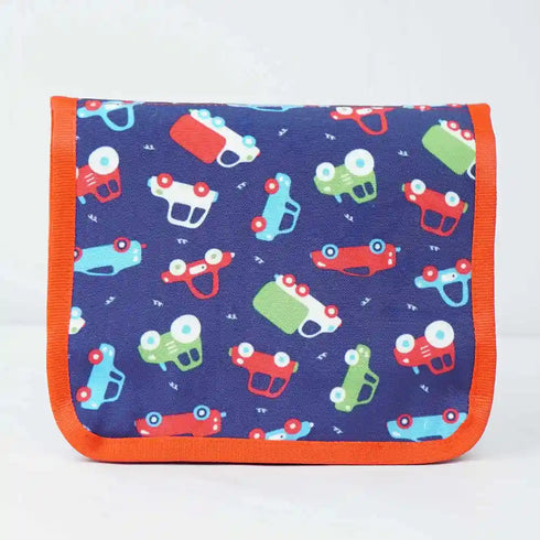 Personalised Car Printed Foldable Travel Kit for Kids