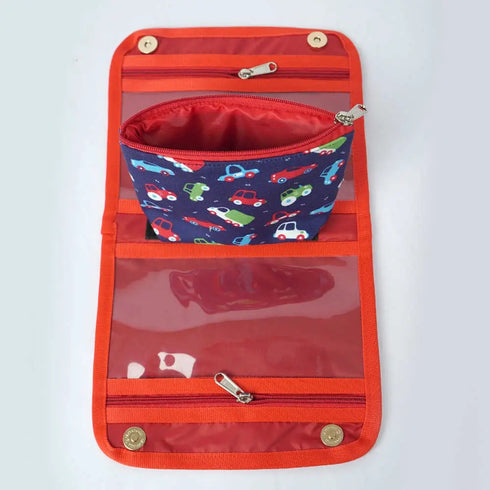 Personalised Car Printed Foldable Travel Kit for Kids