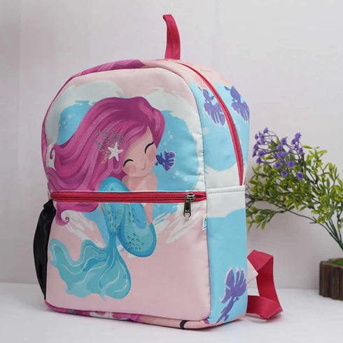 Personalized Mermaid Printed Backpack for Kids