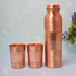 Copper Bottle with Two Glasses Diwali Gift Combo