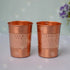 Copper Bottle with Two Glasses Diwali Gift Combo