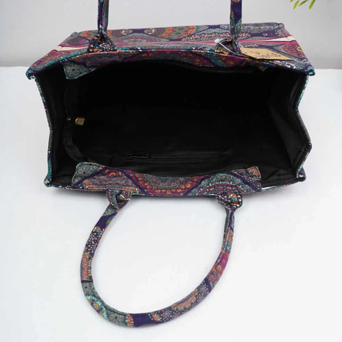 Customized Mandala Art Printed Handheld Box Bag