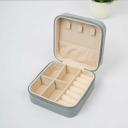 Personalized Organizer Jewellery Box for Women - Gray
