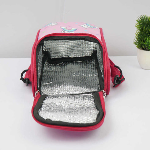 Personalised Cat Printed Kids Lunch Bag