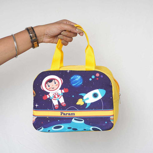 Personalised Kids Printed Lunch Bag With Handle