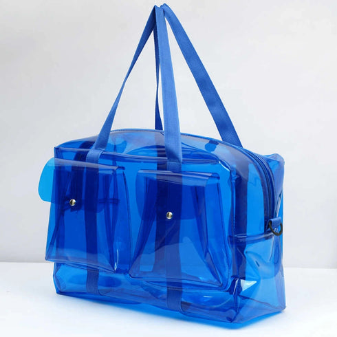 Personalized Kids Jelly Duffle Bag - Blue