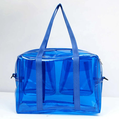 Personalized Kids Jelly Duffle Bag - Blue