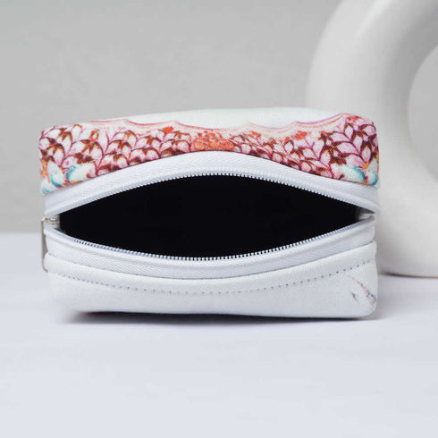 Personalised Peacock Printed Box Pouch