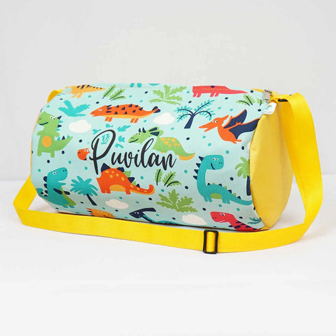 Personalised Animal Printed Kids Sling Duffle Bag