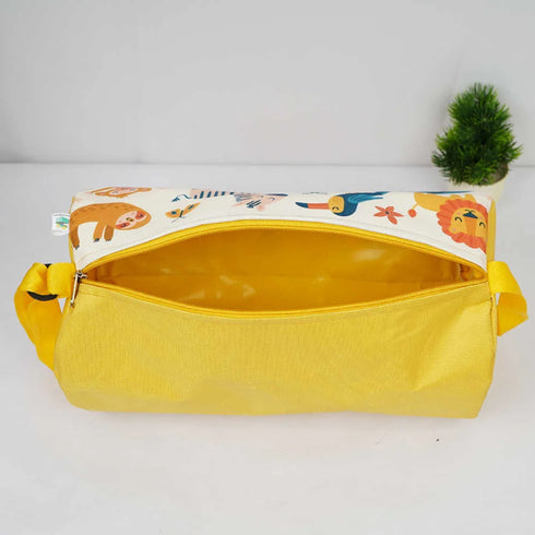 Personalised Animal Printed Kids Sling Duffle Bag