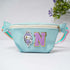 Personalized PU Pouch with Patch and Initial Letter for Kids
