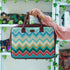 Printed Canvas and PU Laptop Bag Fit 15.6 Inch Laptop - Uncommongifts.in