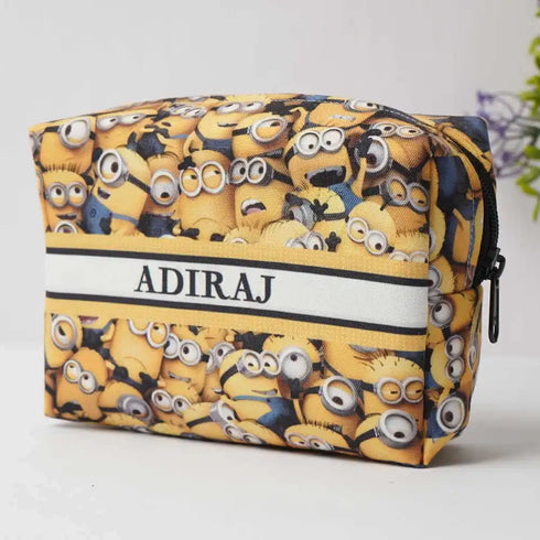 Personalized Cartoon Printed Box Pouch for Kids