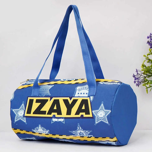 Personalized Stars Printed Swimming Duffle Bag for Kids