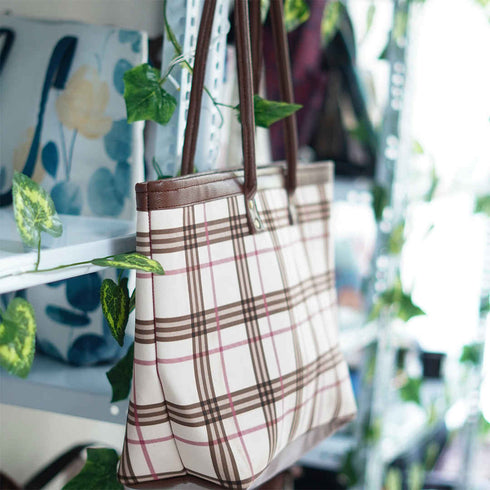 Printed Canvas Shoulder Bag Handbag - Uncommongifts.in
