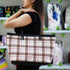 Checks Printed Canvas Shoulder Bag Handbag - Uncommongifts.in