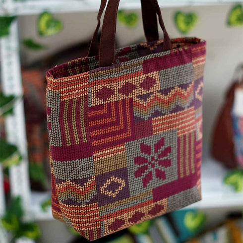 Printed Canvas Lunch Bag for Men and Women - Uncommongifts.in