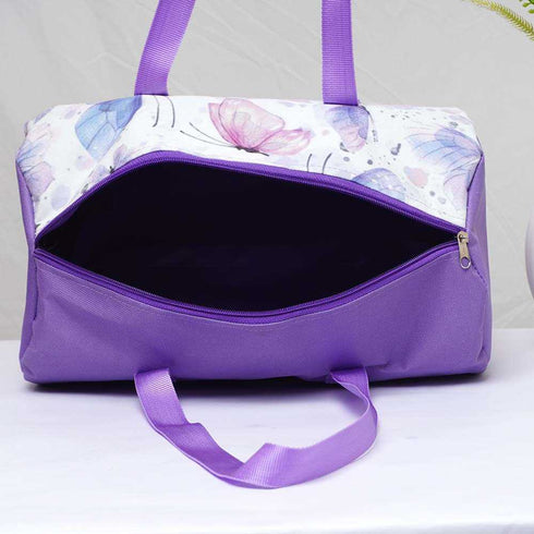 Personalised Butterfly Printed Kids Duffle Bag