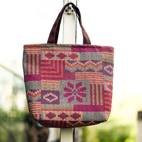 Printed Canvas Lunch Bag for Men and Women - Uncommongifts.in