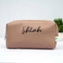 Personalised Bridesmaid Cosmetic Leather Toiletry Bag