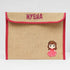 Personalised Jute Document Folder for Kids
