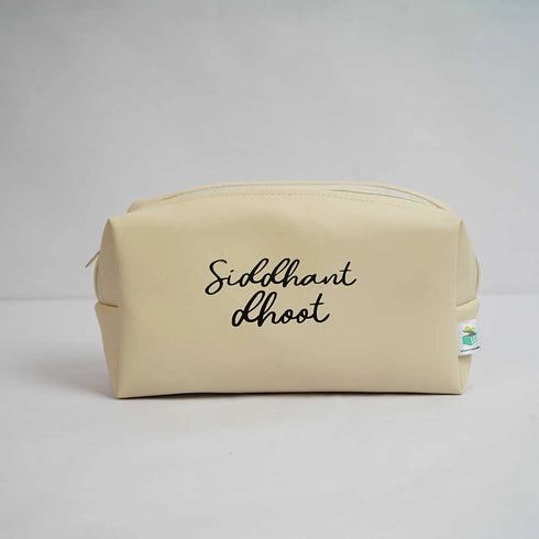 Personalised Bridesmaid Cosmetic Leather Toiletry Bag
