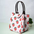 Personalised Strawberry Canvas Printed Lunch Bag