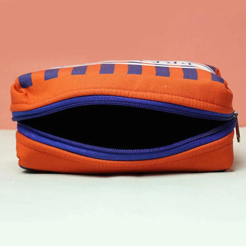 Personalised Blue Strips Printed Box Pouch