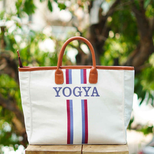 Luna Name Printed Handle Handbag - Uncommongifts.in