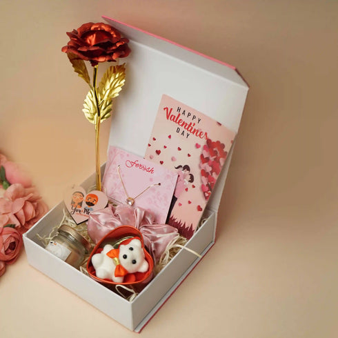 Personalised Valentines Gift Hamper for Her