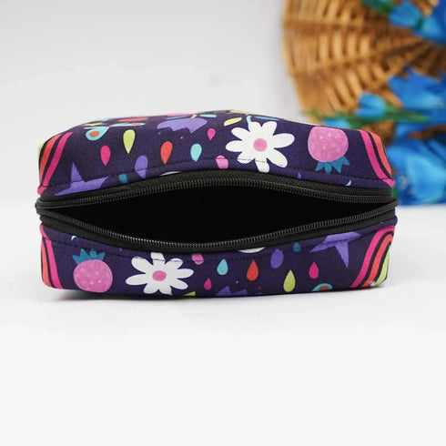 Personalised Floral Printed Kids Box Pouch