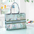 Peacock Printed Customised Box Tote Bag - Uncommongifts.in