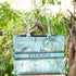 Peacock Printed Customised Box Tote Bag - Uncommongifts.in