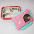 Personalized Stainless Steel Lunch Box for Kids - Pink