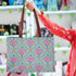 Floral Printed Canvas Shoulder Bag Handbag - Uncommongifts.in