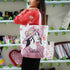 Women Pink Printed Shopper Tote Bag - Uncommongifts.in