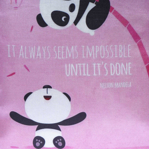Personalised Panda Printed Book Sleeve