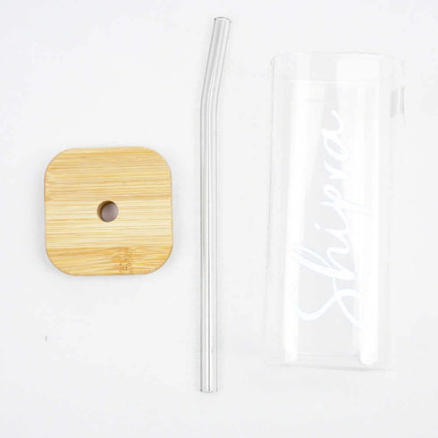 Personalised Square Glass Tumbler