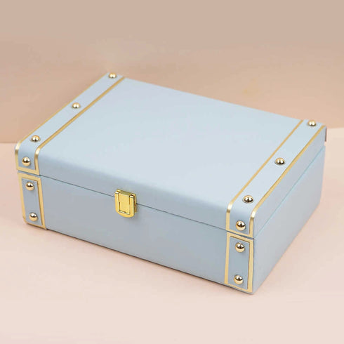 Customized Trunk Box With One Name - Blue